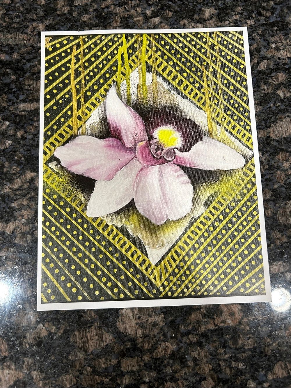 Orchid of my Amazon #2 by Alexandra Alvarez signed